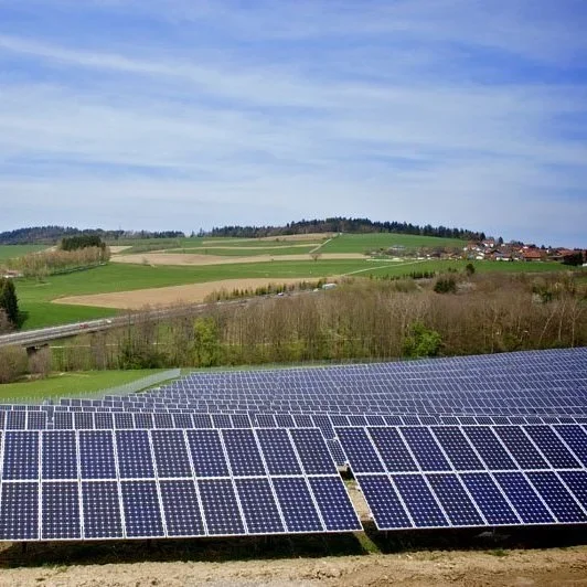 Utility-scale solar farm in Virginia
